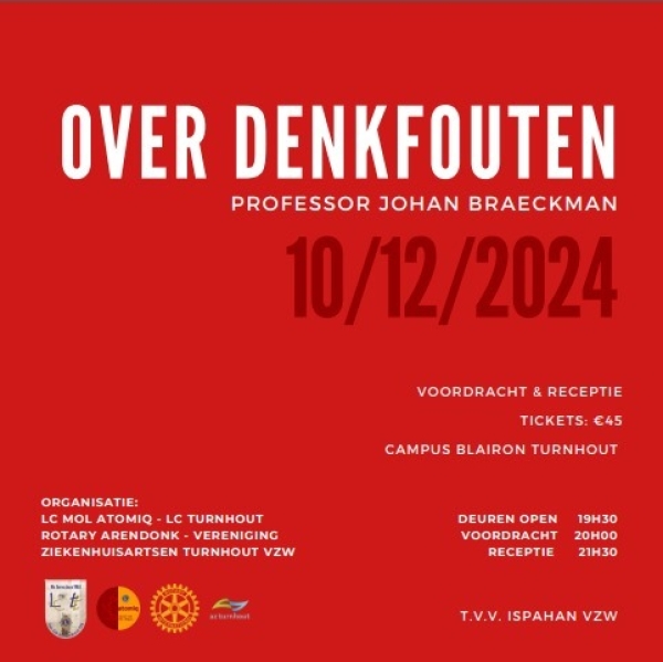 Over Denkfouten - lezing Professor Johan Braeckman